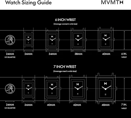 Miniatura 4 de MVMT - Reloj modelo Signature Square para mujer, analógico y minimalista