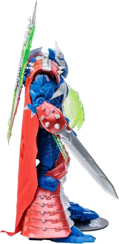 Miniatura 4 de McFarlane Toys, Spawn Comic Designer Edition Manga Spawn Mega figura con 22 partes móviles, figura coleccionable con accesorios y base de soporte
