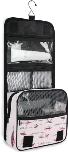Miniatura 2 de AUUXVA Neceser de viaje, organizador de cosméticos, bolsa de maquillaje colgante para mujeres, hombres y niñas, Bailarina bailarina