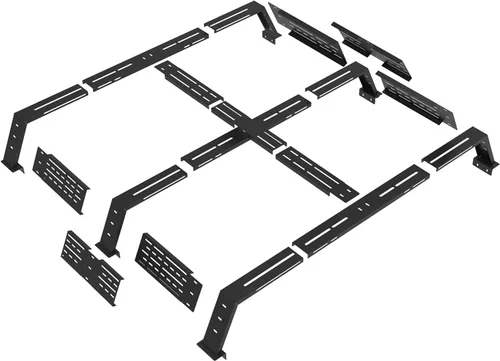 Miniatura 9 de Hooke Road - Barra de cama alta de 12.2" para camionetas de tamaño completo con rieles de cama - Compatible con Toyota Tundra 07-23 y Toyota Tacoma