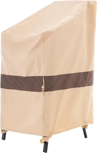 Miniatura 11 de WJ-X3 Funda Apilable para Silla de Patio, Resistente, Resistente al Viento e Impermeable, Fundas para Sillas de Patio al Aire Libre, 28A x 36P x