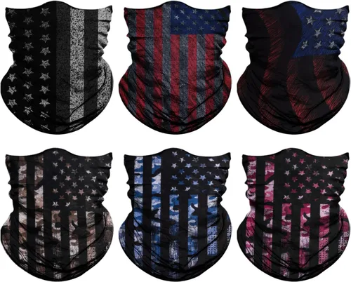 Miniatura 15 de Polaina para el cuello para hombres y mujeres, bandana para la cabeza, bufanda para la cara, cubrebocas, calentador, pasamontañas, sin costuras