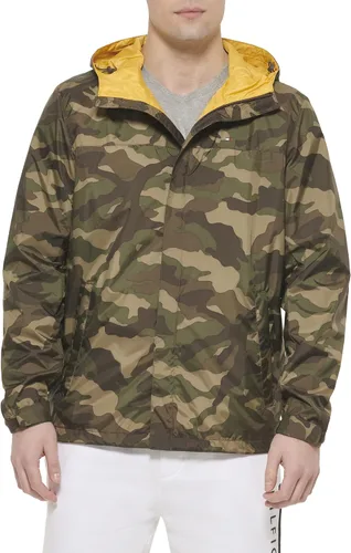 Miniatura 33 de Tommy Hilfiger Chaqueta impermeable con capucha, transpirable, ligera, para hombre