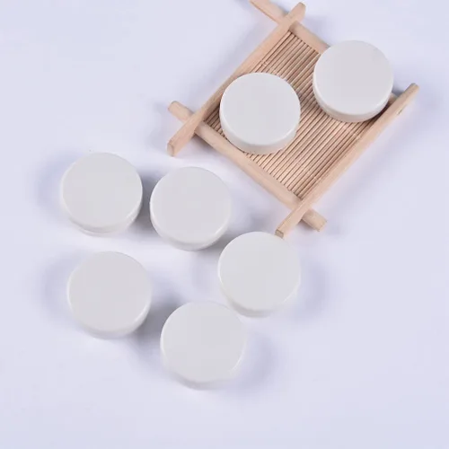 Miniatura 6 de Kisangel 1.37 pulgadas blanco plano redondo sonajero inserto accesorios de juguete para sonajeros de bebé y muñecas de felpa proyectos de bricolaje