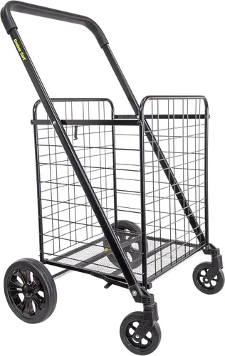 Miniatura 10 de Productos dbest - Carro de compras con ruedas para escaleras, plegable y compacto, con cesta de lavandería, carrito utilitario ligero y plegable