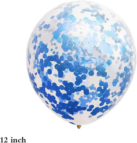 Miniatura 3 de Globos, 11 globos de aluminio de 5 años para decoración de fiesta de cumpleaños de 5 años, globos de confeti para fiesta de niños, suministros
