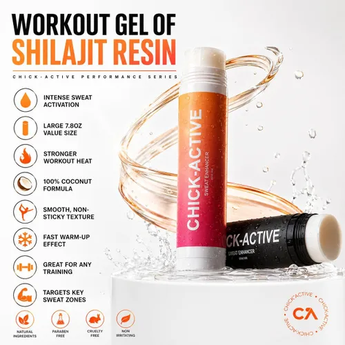 Miniatura 3 de Thermo-Boost Gel de entrenamiento, 7.8 onzas, fórmula de extracto de coco natural para mejorar el sudor y la quema de calorías, gel de absorción