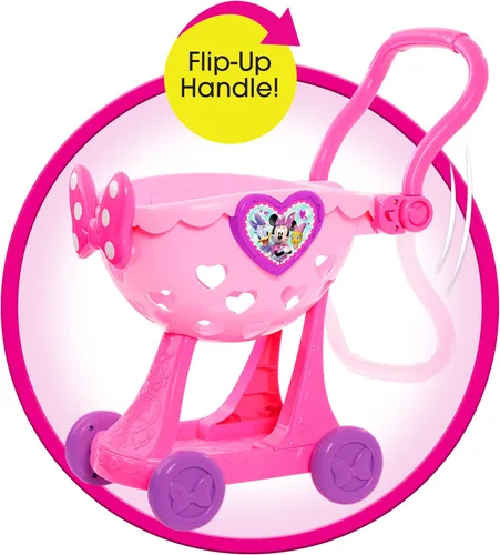 Miniatura 3 de Carrito de compras del salón de belleza de los ayudantes felices de Minnie, juguetes para niños oficialmente licenciados de 3 años en adelante