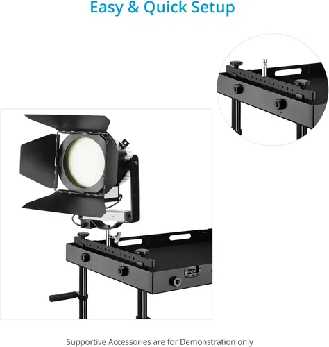 Miniatura 3 de Proaim Pasador de bebé de 5/8 pulgadas con tornillo de 3/8 pulgadas para carro de producción de video Proaim Victor Lite. para accesorios de soporte