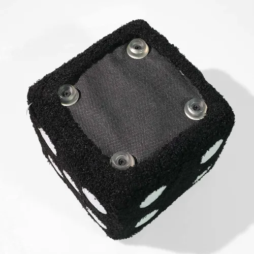 Miniatura 6 de Taburete de pie suave, cómodo, simple, cálido, resistente, base cubo, taburete para el hogar, sala de estar, dormitorio (negro)