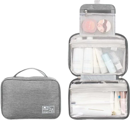 Miniatura 12 de Juego de neceser para mujer, para accesorios, bolsa de maquillaje, artículos de tocador de agua, contenedor de champú, artículos de aseo