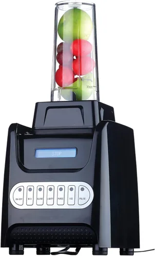 Miniatura 5 de OVENTE Licuadora de encimera de cocina con dispensador, hoja de acero inoxidable y tarro portátil de 1.5 L sin BPA, fácil de limpiar, mezclador