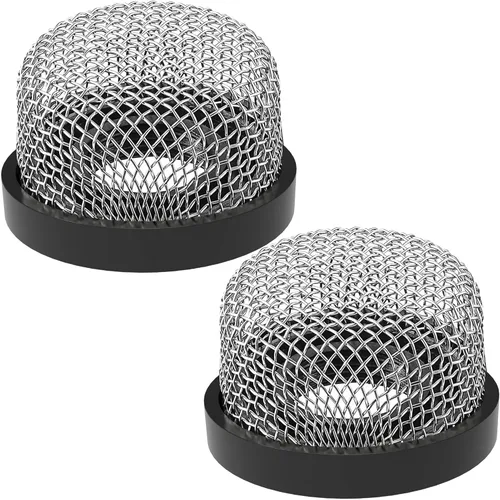 Miniatura 8 de Saillong 1 colador de malla de acero inoxidable de ¾ pulgadas -14, filtro de pantalla aireador de acero inoxidable compatible con bombas Livewell