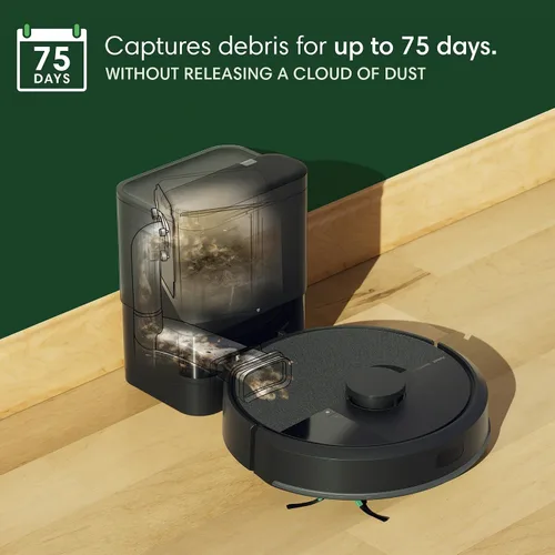 Miniatura 2 de iRobot Roomba 105X Robot Aspirador y Trapeador Combo, Base de Vacío Automático, Autovaciado hasta 75 días, Succión de Elevación de Potencia 70×