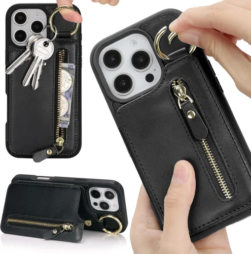 Miniatura 16 de Havaya Funda compatible con iPhone 11, cartera MagSafe con tarjetero - Funda magnética desmontable 2 en 1 - Ranuras para tarjetas de crédito