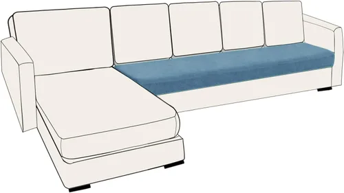 Miniatura 126 de UNBBRRL Fundas de cojín de asiento para sofá, elásticas, funda de cojín individual para sofá, fundas de cojín para sofá, fundas de héroe protegen