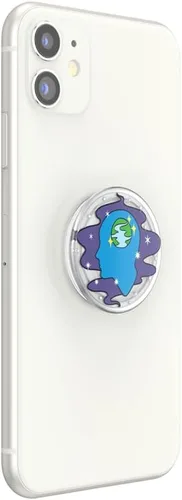Miniatura 3 de Agarre para teléfono PopSockets con soporte expansible, agarre adhesivo - Translúcido Open Minded Mente abierta