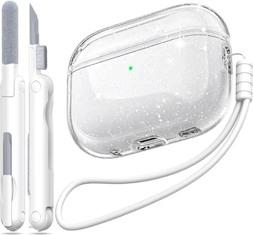 Miniatura 44 de Funda para Estuche de Airpods Pro de 2ª/1ª Generación, Compatible con Estuche de Airpods Pro de 2ª Gen Puerto de Carga USB C, Funda Suave