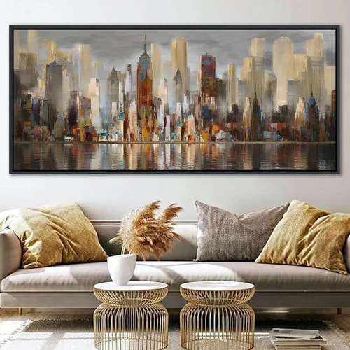 Miniatura 23 de Mofutinpo Arte de Pared de Árbol Rojo en Blanco y Negro Impresión en Lienzo Cuadro Paisaje de Árbol Rojo Grande Obra de Arte Moderna para Sala