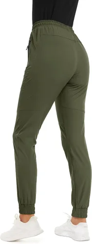 Miniatura 2 de TACVASEN Pantalones de senderismo para mujer de secado rápido con bolsillos con cremallera
