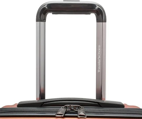 Miniatura 6 de Traveler's Choice Policarbonato Archer, Naranja, Archer - Equipaje expandible de policarbonato con ruedas giratorias