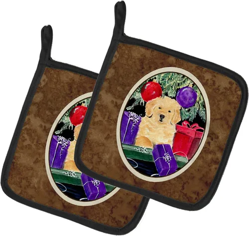 Miniatura 29 de Caroline's Treasures SS8617PTHD - Juego de soportes para ollas de cocina resistentes al calor, almohadillas calientes para horno para cocinar, Husky