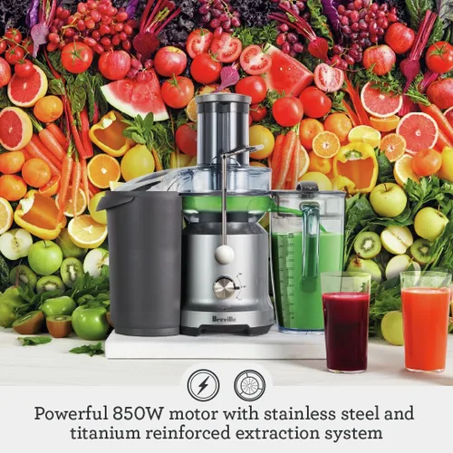 Miniatura 2 de Breville The Juice Fountain Exprimidor centrífugo frío, RM-BJE430SIL, plata (certificado remanufacturado)