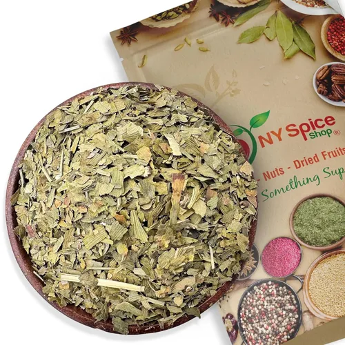 NY Spice Shop Hojas de Ginkgo Biloba - Vegano crudo - Trunatura seca totalmente natural - Hierba de té fresca (8 onzas)