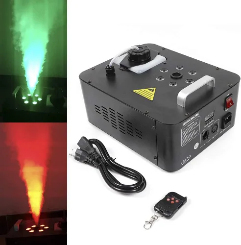 Gdrasuya10 Máquina de niebla LED RGB de 900 W, máquina de humo para escenario de Halloween, máquina de humo para fiestas, DMX, DJ, escenario, niebla