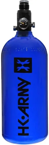 HK Army Tanque de aire comprimido de aluminio HPA para paintball con sistemas de aire - Regulador estándar Azul