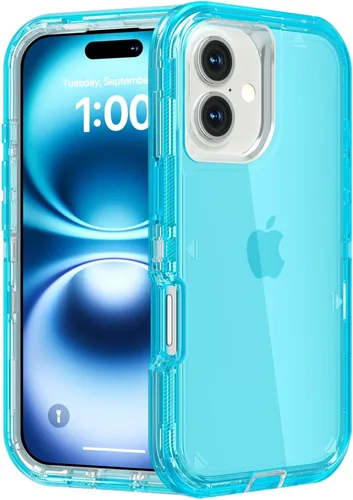 Miniatura 93 de Follaroma para iPhone 11, Funda Resistente a Prueba de Golpes, Protección Anti-Caída, Funda Protectora Transparente de Doble Capa Compatible