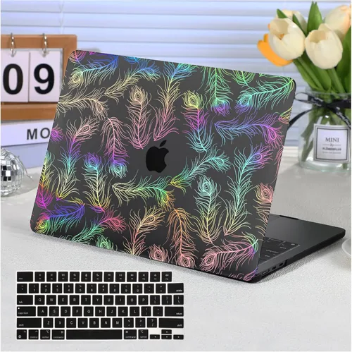 Miniatura 37 de Funut Compatible con Funda para MacBook Air de 13 Pulgadas, Funda Protectora de Plástico Duro Air 13.3 Sin Rayones Funda Rugosa