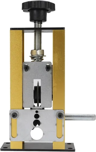 Miniatura 7 de Jiawu Wire Stripper Machine, 2 in 1 Portable Drill Powered Hand Crank Wire Stripper for 0.04 to 1 Inch Diameter Cable, Copper Stripping Tool with