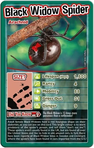 Miniatura 4 de Top Trumps Juego de cartas Bugs - Juegos familiares para niños y adultos - Juegos de aprendizaje - Juegos de cartas para niños 2 y más