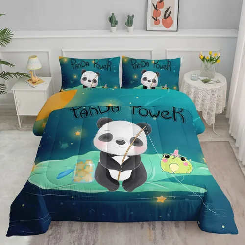 Miniatura 19 de Juego de ropa de cama Kawaii de fresa para niñas, juego de ropa de cama con patrón de cuadrícula rosa con 1 edredón y 2 fundas de almohada