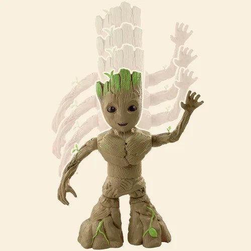 Miniatura 9 de Marvel Studios I Am Groot Groove 'N Grow Groot, figura de acción interactiva de 13.5 pulgadas, responde a la música y los sonidos, juguetes