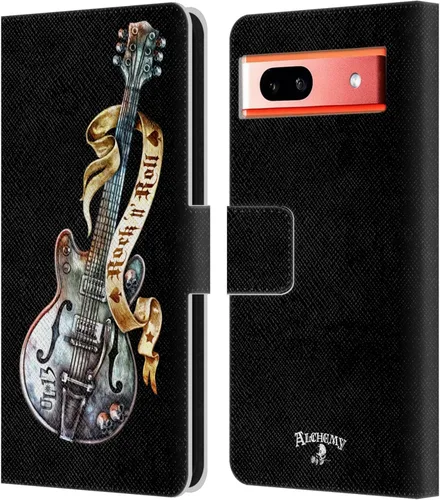 Miniatura 11 de Head Case Designs Funda de piel con licencia oficial de Alchemy Gothic 13 Dagger Illustration, compatible con Google Pixel 7a