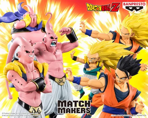 Miniatura 11 de Banpresto - Dragon Ball Z - Majin Buu (vs Super Saiyan 3 Gotenks) Figura de Match Makers