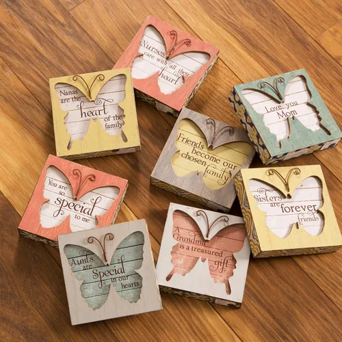 Miniatura 3 de Pavilion Gift Company Simple Spirits 41089 Aunts are Special Butterfly Plaque, 4-1/2