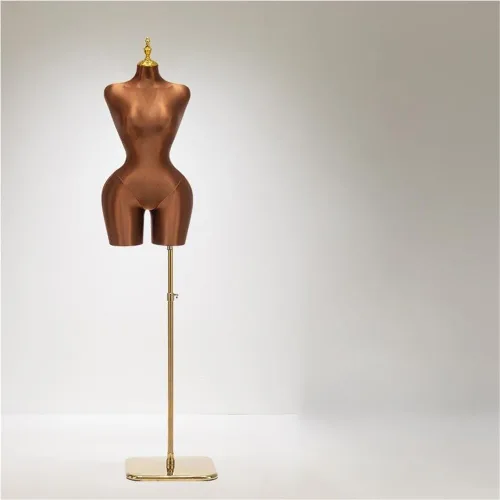 Miniatura 10 de Maniquí femenino grande con soporte ajustable de cuerpo completo, torso de forma de vestido para tienda de ropa al por menor y exhibición