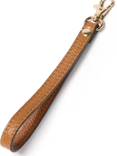 UTreers - Correa tipo pulsera de piel auténtica, correa de muñeca para llavero, monedero, bolso de mano, celular, pulsera para llave
