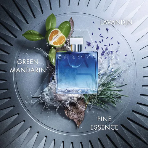 Miniatura 2 de Azzaro Chrome Eau de Parfum - Colonia fresca acuática para hombre - Fragancia de helechos (Fougère), aromática y amaderada - Notas cítricas
