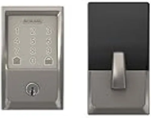 Miniatura 3 de Schlage Encode Wi-Fi Smart Lock con juego de entrada Century para puerta delantera, níquel satinado