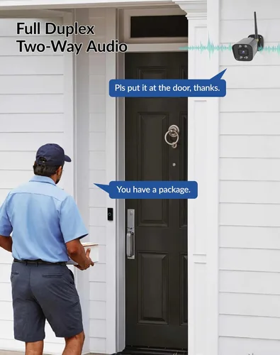 Miniatura 6 de FOSCAM Cámara inalámbrica de 3K 5MP para exteriores, cámara WiFi de 5 GHz y 2.4 GHz para seguridad en el hogar, cámara de vigilancia exterior FoV