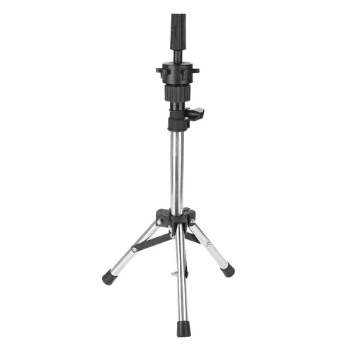 Miniatura 3 de Soporte de trípode para cabeza de maniquí, soporte de trípode ajustable para peluquería, cosmetología, peluquería, entrenamiento, cosmetología