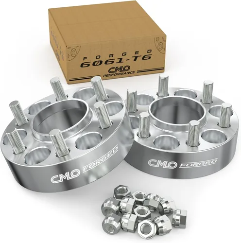 Miniatura 8 de 2 espaciadores de rueda centrados de 1.969 in (2 pulgadas) forjados 6x139.7 (6x5.5) – Compatible con Tacoma 1995–2023, 4Runner 1984–2023, Tundra