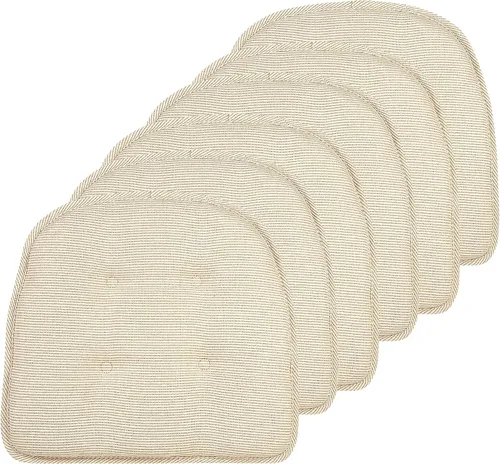 Miniatura 18 de Cojines antideslizantes para silla, ensamblados en Estados Unidos, almohadillas de asiento antideslizantes en forma de U para comedor, cocina