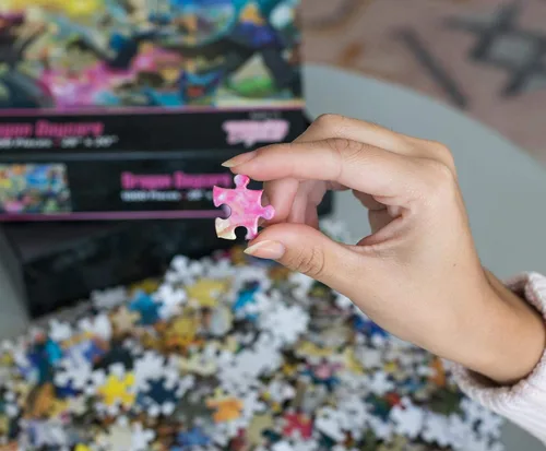 Miniatura 4 de Dragon Daycare Fantasy Wizard Puzzle para adultos y niños Difícil rompecabezas de 1000 piezas Divertido regalo de cuarentena Desafío