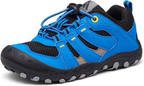 Miniatura 34 de Mishansha Botas de Senderismo para Niños Pequeños Niñas Niños Zapatos de Senderismo Resistentes al Agua Anti-Colisión Antideslizantes Atléticas