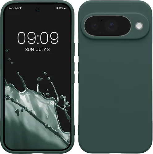 Miniatura 49 de kwmobile Funda compatible con Google Pixel 9 Pro - Funda protectora delgada de TPU para teléfono - Acabado mate suave - Negro mate